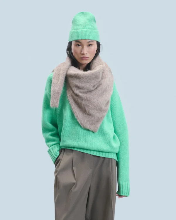 Bonnet à Revers à Petites Cotes^FROM FUTURE Discount