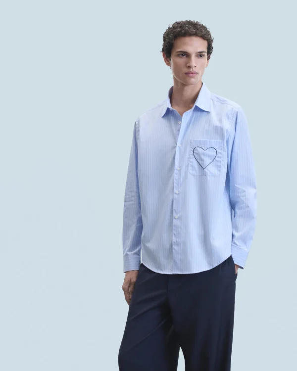 Chemise Manches Longues Coeur^FROM FUTURE Best Sale