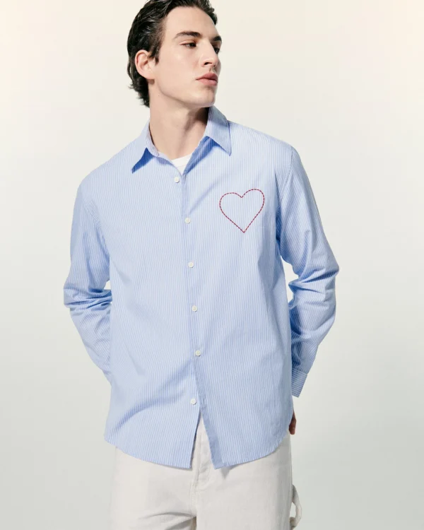 Chemise Manches Longues Popeline^FROM FUTURE Fashion