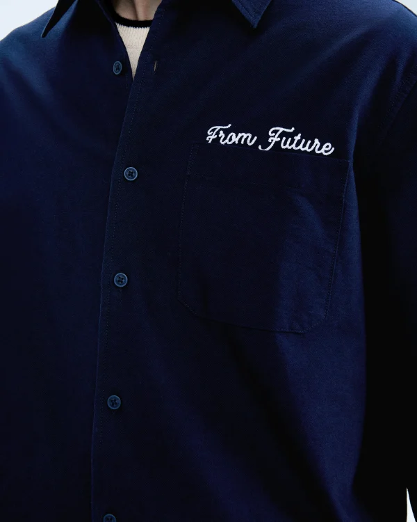 Chemise Manches Longues Popeline^FROM FUTURE Cheap