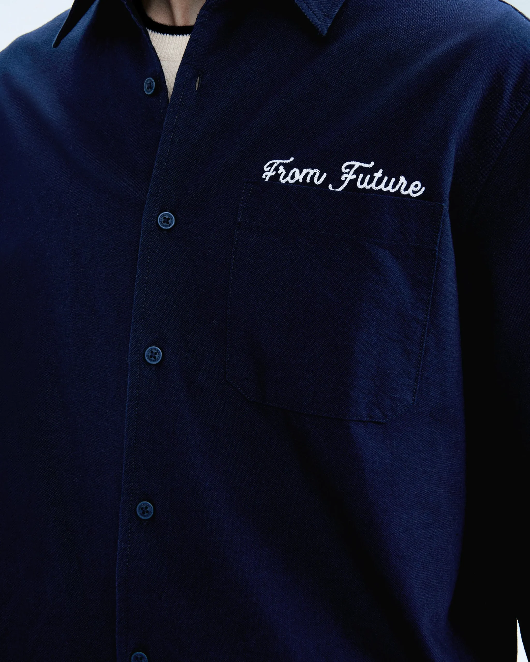 chemise_manches_longues_popeline_1-2.webp Chemise Manches Longues Popeline^FROM FUTURE Cheap