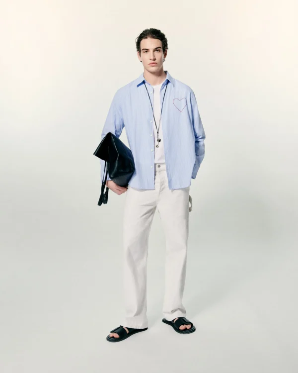 Chemise Manches Longues Popeline^FROM FUTURE Fashion