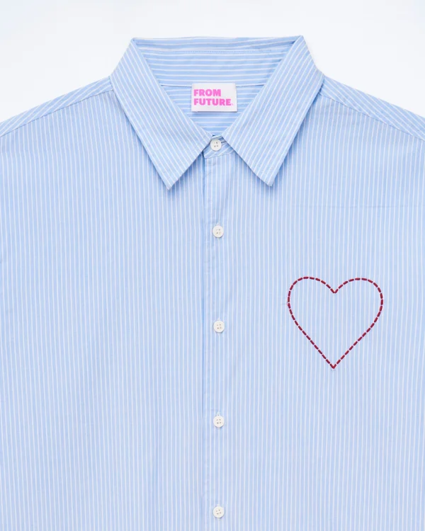 Chemise Manches Longues Popeline^FROM FUTURE Fashion