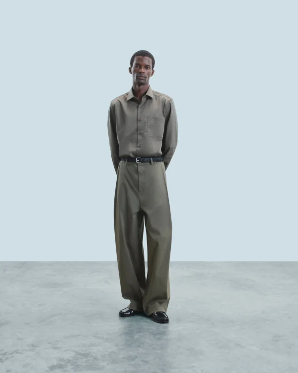 Chemise Manches Longues Uni Broderie^FROM FUTURE Online