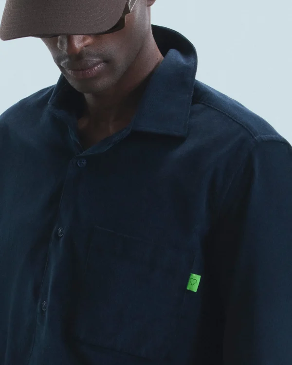 Chemise Manches Longues Velours Cotelé^FROM FUTURE Sale