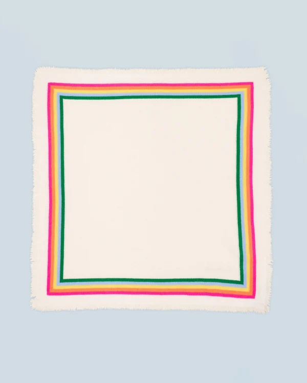 Foulard Regular Bande Multicolore^FROM FUTURE Clearance