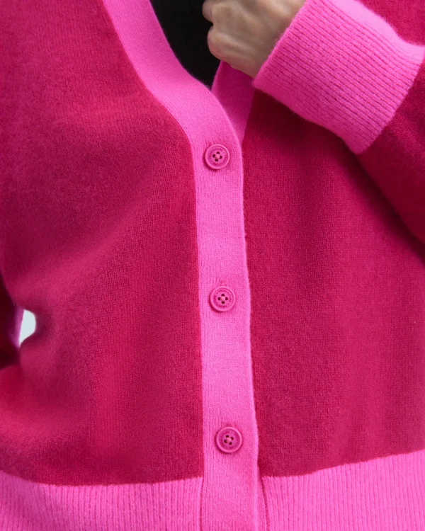 Pull Cardigan Bicolore Léger^FROM FUTURE New
