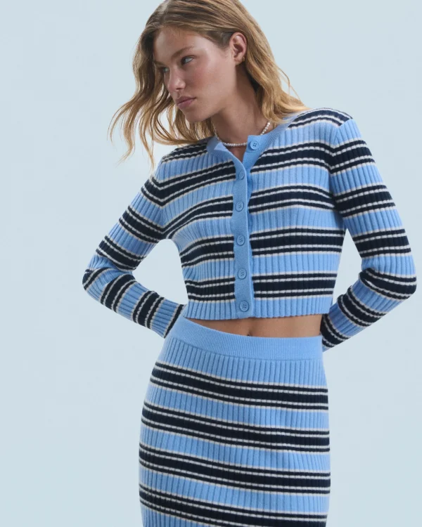 Pull Cardigan Rayé^FROM FUTURE Discount