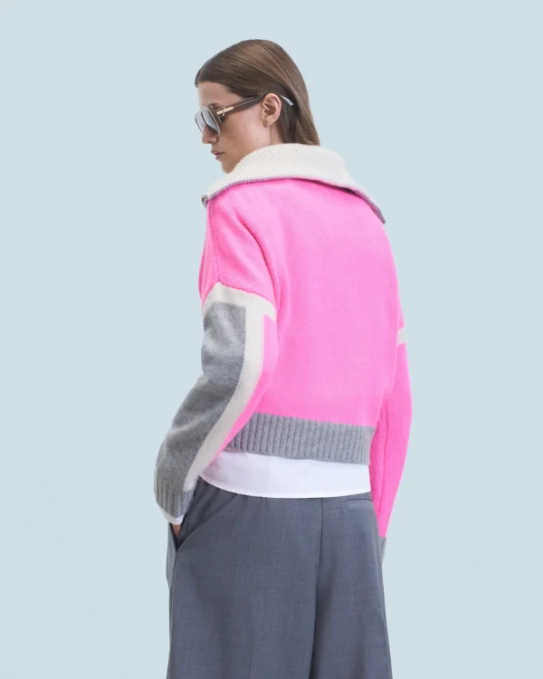 Pull Col Camionneur Tricolore^FROM FUTURE Best Sale