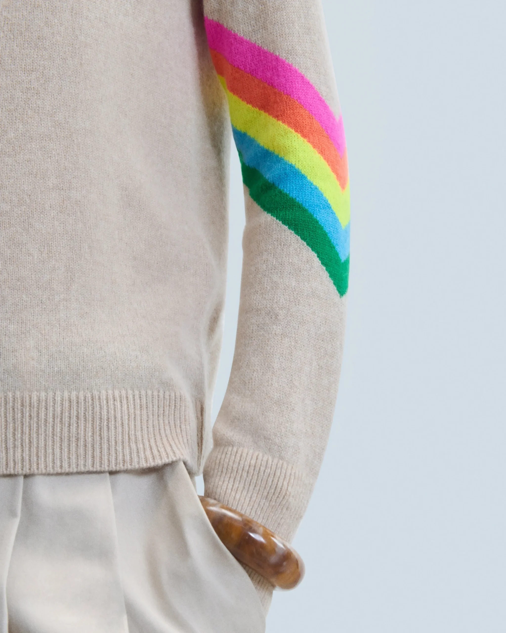 pull_col_montant_bandes_manches_multicolore_lger_1-2.webp Pull Col Montant Bandes Manches Multicolore Léger^FROM FUTURE Discount
