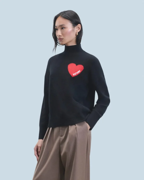Pull Col Montant Coeur Léger^FROM FUTURE Clearance