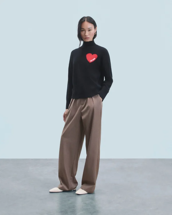 Pull Col Montant Coeur Léger^FROM FUTURE Clearance