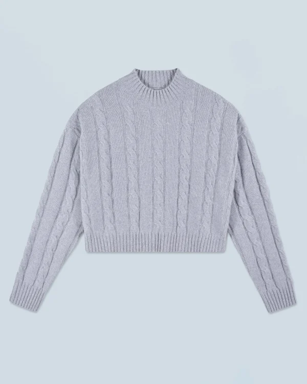 Pull Col Montant Court à Torsades^FROM FUTURE Discount