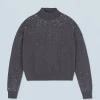 Pull Col Montant Strass Léger^FROM FUTURE Shop