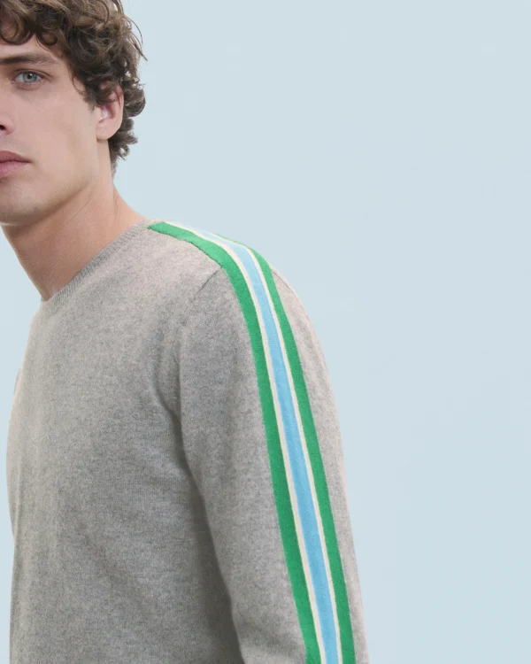 Pull Col Rond Bandes^FROM FUTURE Best Sale
