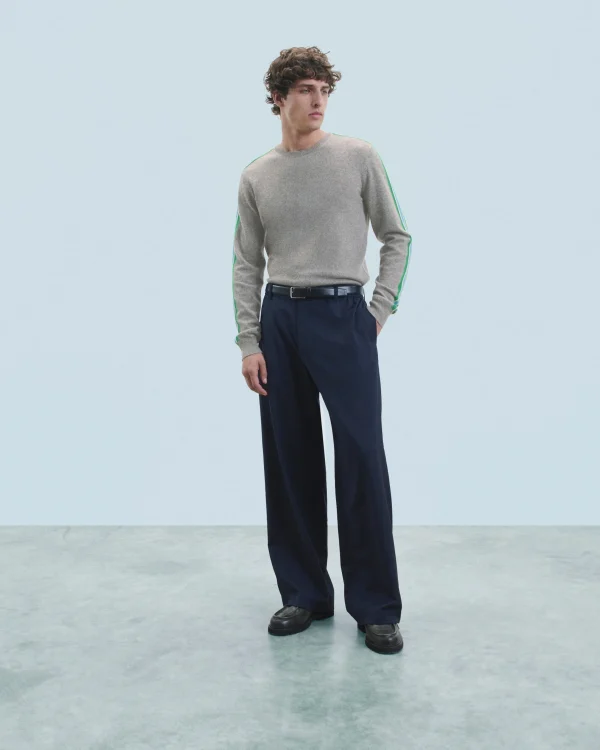 Pull Col Rond Bandes^FROM FUTURE Best Sale
