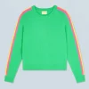 Pull Col Rond Bandes Manches Multico^FROM FUTURE Flash Sale