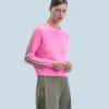 Pull Col Rond Bandes Manches Multico^FROM FUTURE Cheap