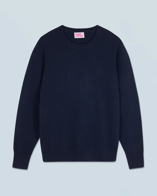 Pull Col Rond Basique^FROM FUTURE Best Sale
