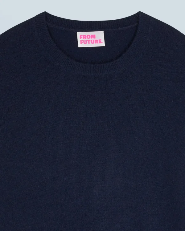 Pull Col Rond Basique^FROM FUTURE Best Sale