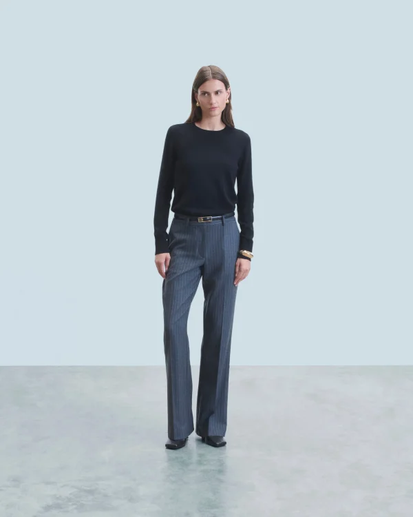 Pull Col Rond Basique^FROM FUTURE Best Sale