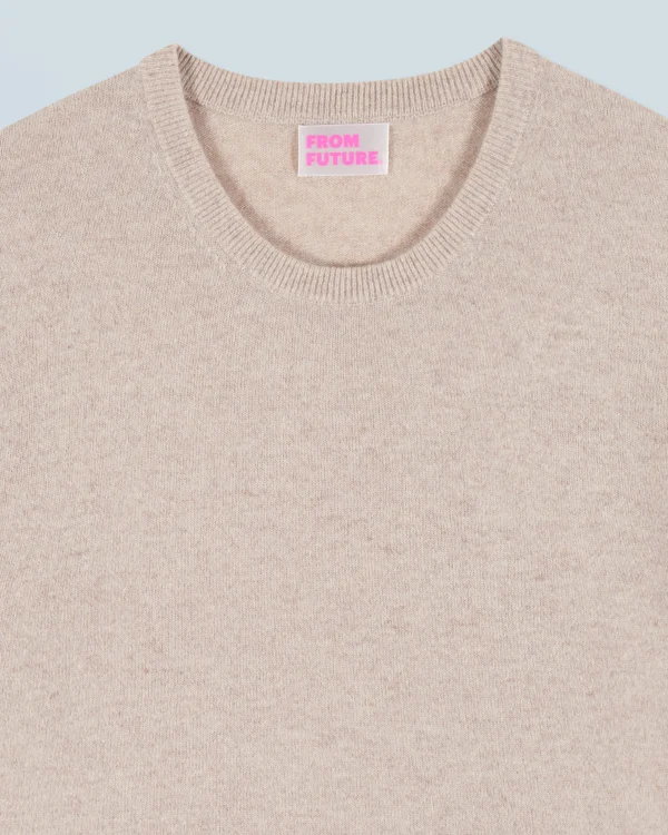 Pull Col Rond Basique^FROM FUTURE Best Sale