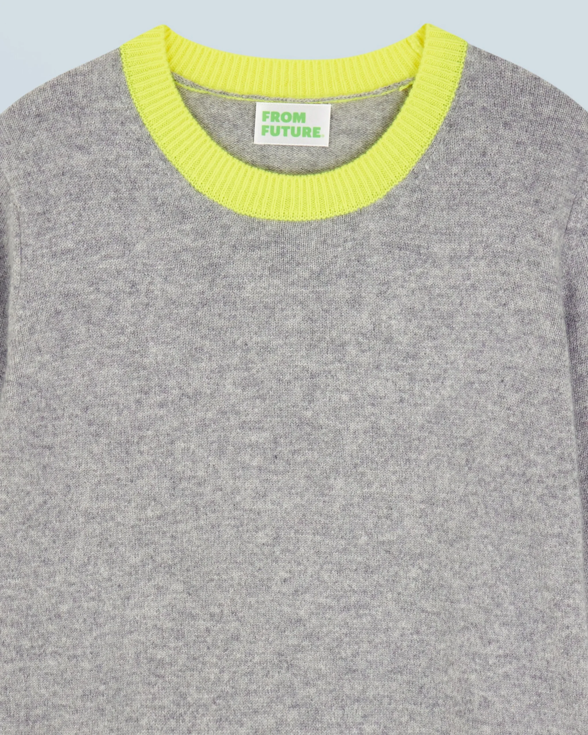 Pull Col Rond Bicolore Léger^FROM FUTURE Sale