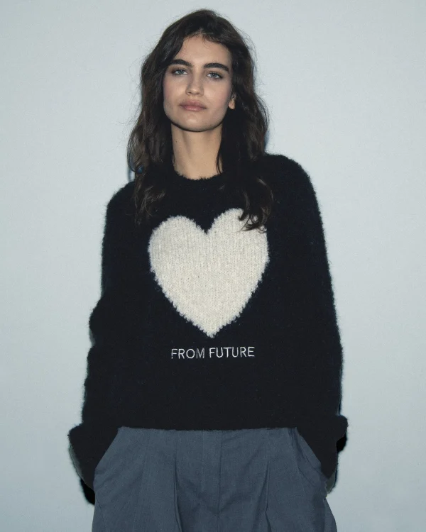 Pull Col Rond Coeur^FROM FUTURE Hot