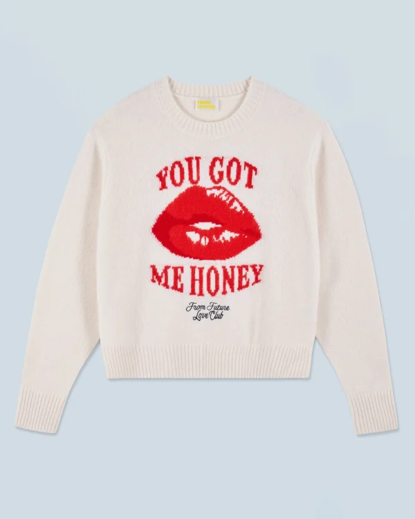 Pull Col Rond Red Lips^FROM FUTURE Cheap