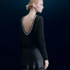 Pull Col Rond Strass Dos Nu^FROM FUTURE Store