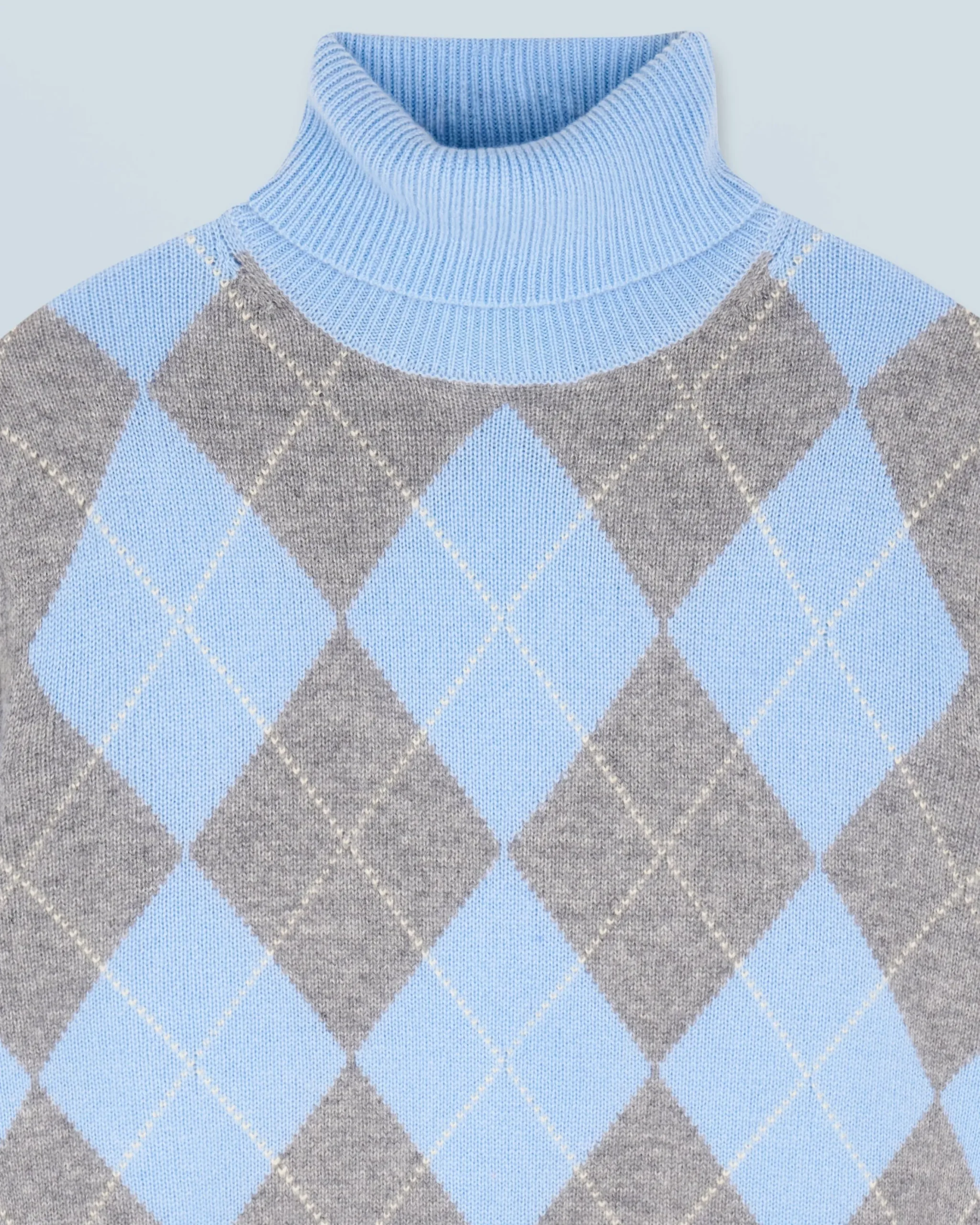 pull_col_roul__motif_losange_5.webp Pull Col Roulé à Motif Losange^FROM FUTURE Best