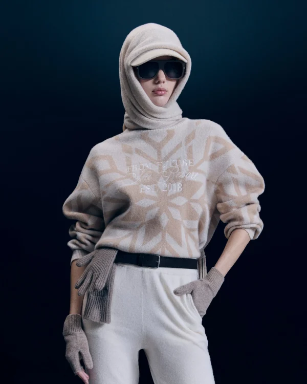 Pull Col Roulé Flocons^FROM FUTURE Flash Sale
