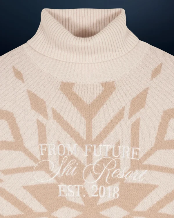 Pull Col Roulé Flocons^FROM FUTURE Flash Sale