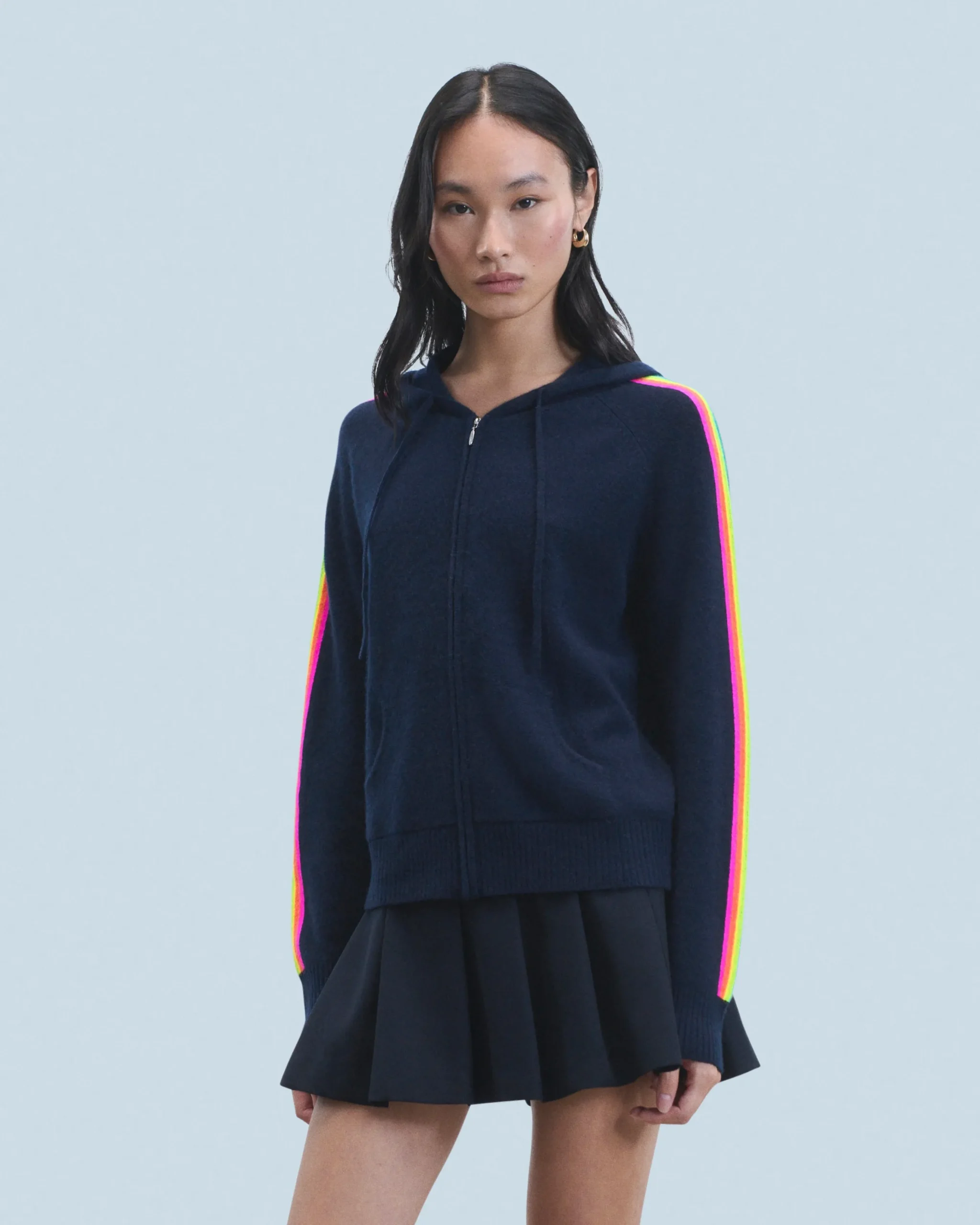 pull_hoodie_bandes_manches_multicolore_lger_0.webp Pull Hoodie Bandes Manches Multicolore Léger^FROM FUTURE Hot