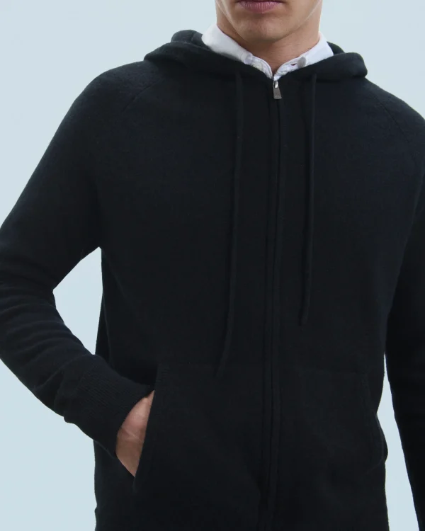 Pull Hoodie Zippé Basique^FROM FUTURE Best Sale