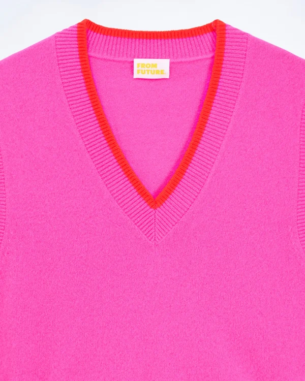 Pull Sans Manche Bicolore^FROM FUTURE Discount