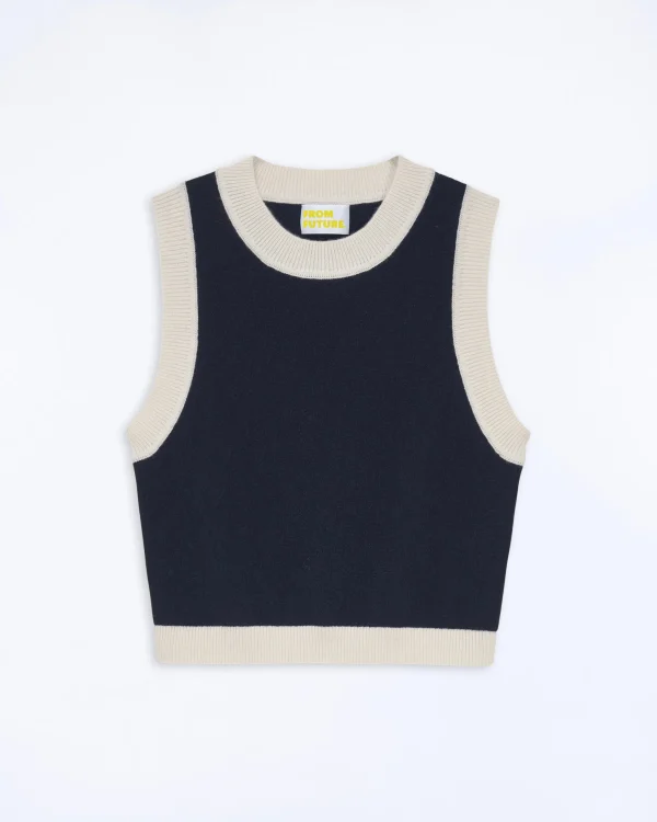 Pull Sans Manche Bicolore^FROM FUTURE Flash Sale