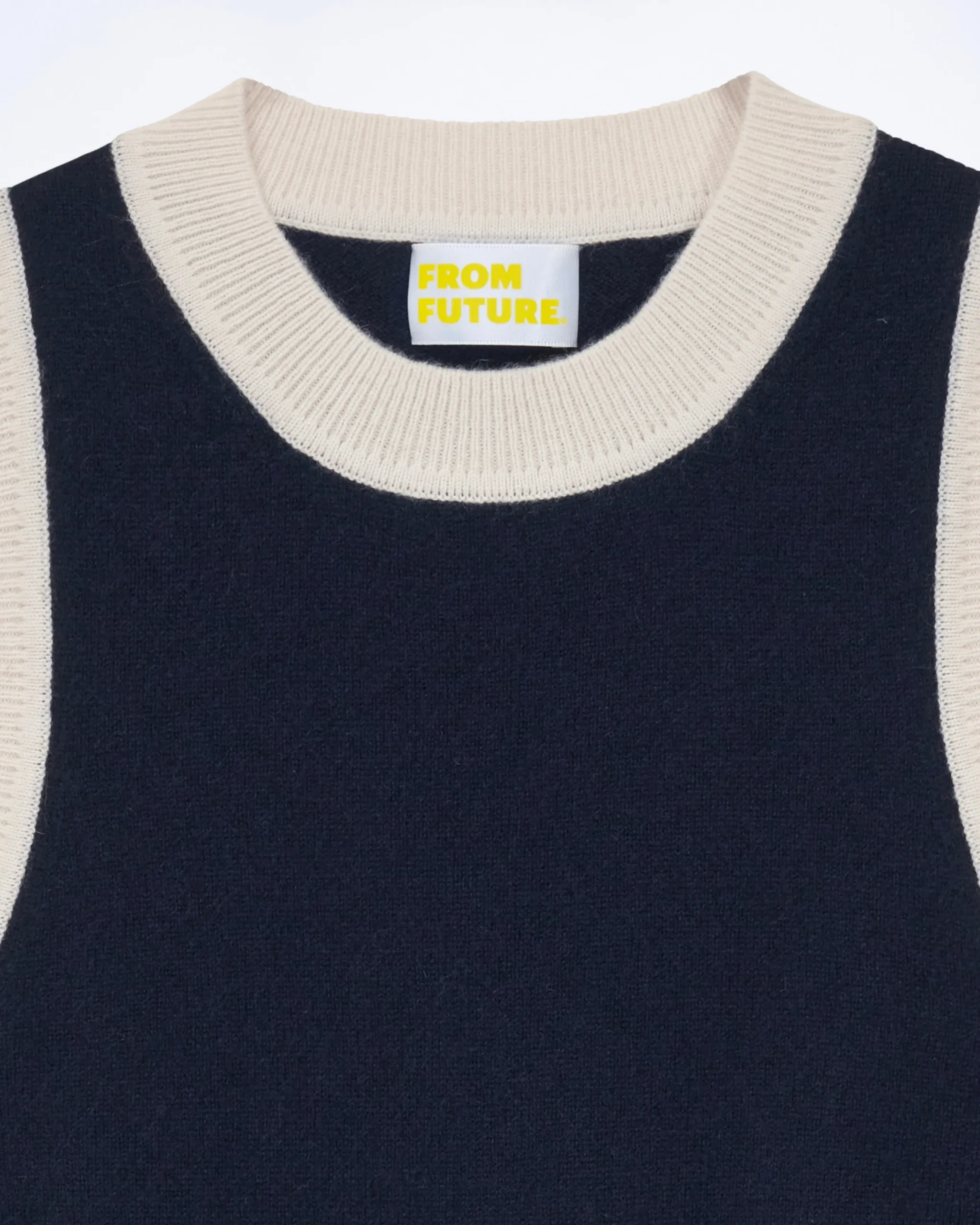 pull_sans_manche_bicolore_8.webp Pull Sans Manche Bicolore^FROM FUTURE Flash Sale
