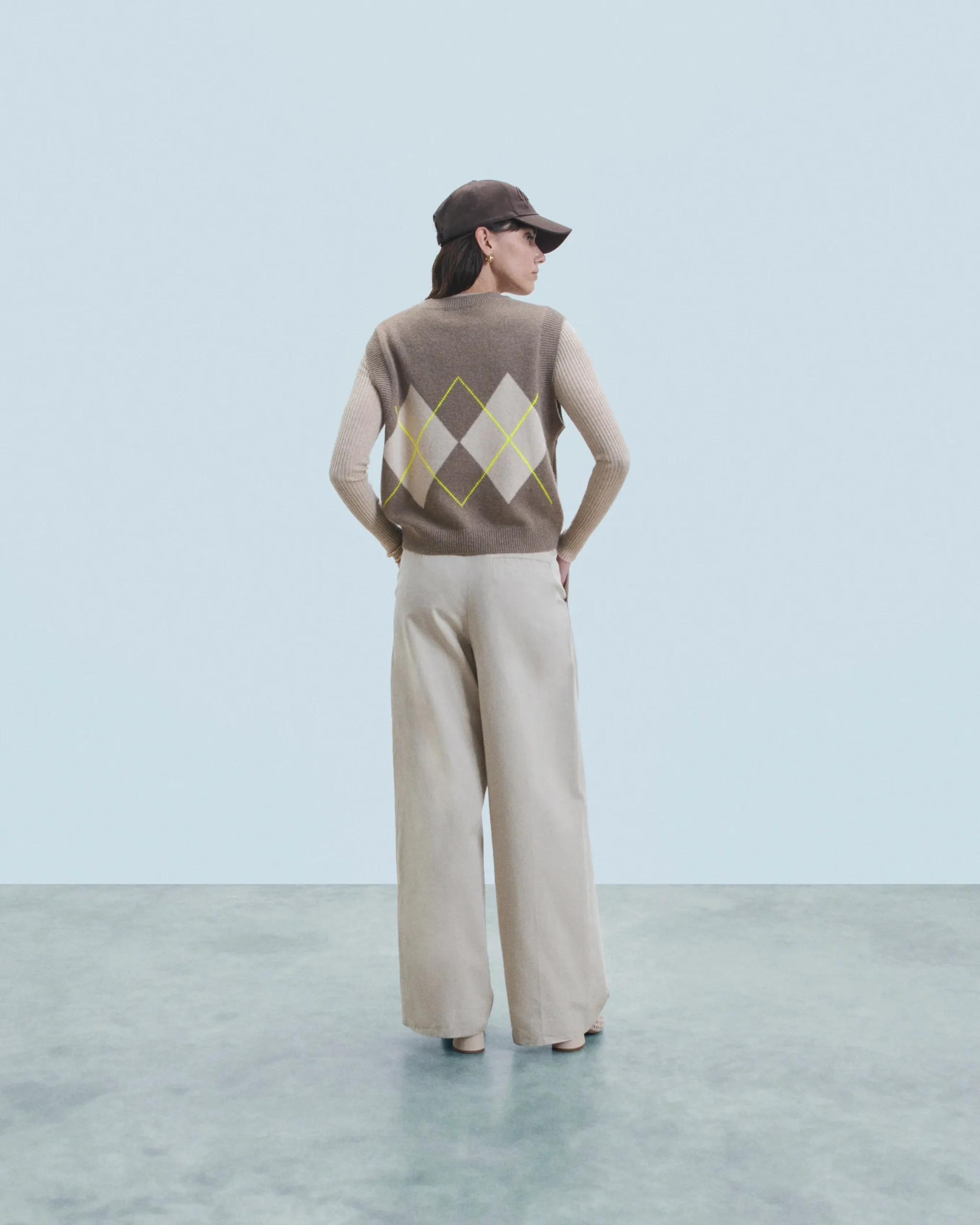 pull_sans_manches__motif_losange_3.webp Pull Sans Manches à Motif Losange^FROM FUTURE Discount
