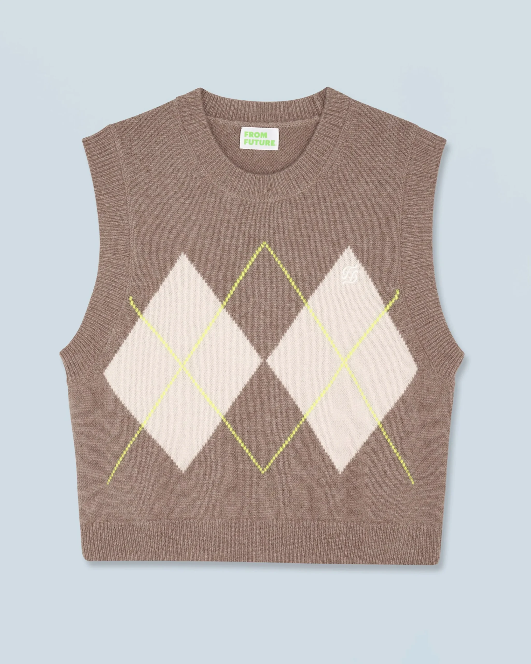 pull_sans_manches__motif_losange_4.webp Pull Sans Manches à Motif Losange^FROM FUTURE Discount