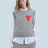 Pull Sans Manches Coeur Léger^FROM FUTURE Shop
