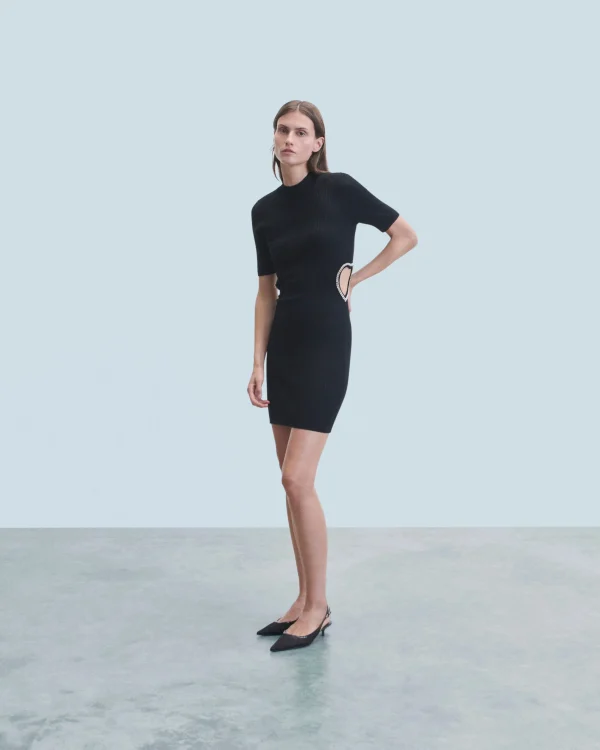 Robe Courte Manche Courte Bijoux Coeur^FROM FUTURE Fashion