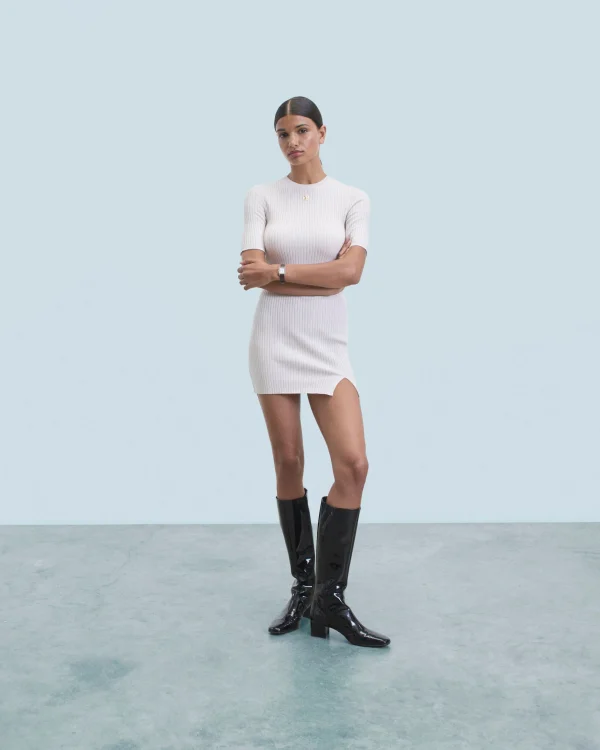 Robe Courte Manche Courte Manches 3/4^FROM FUTURE Cheap