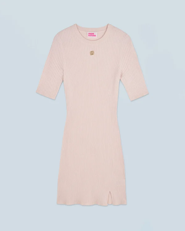 Robe Courte Manche Courte Manches 3/4^FROM FUTURE Cheap