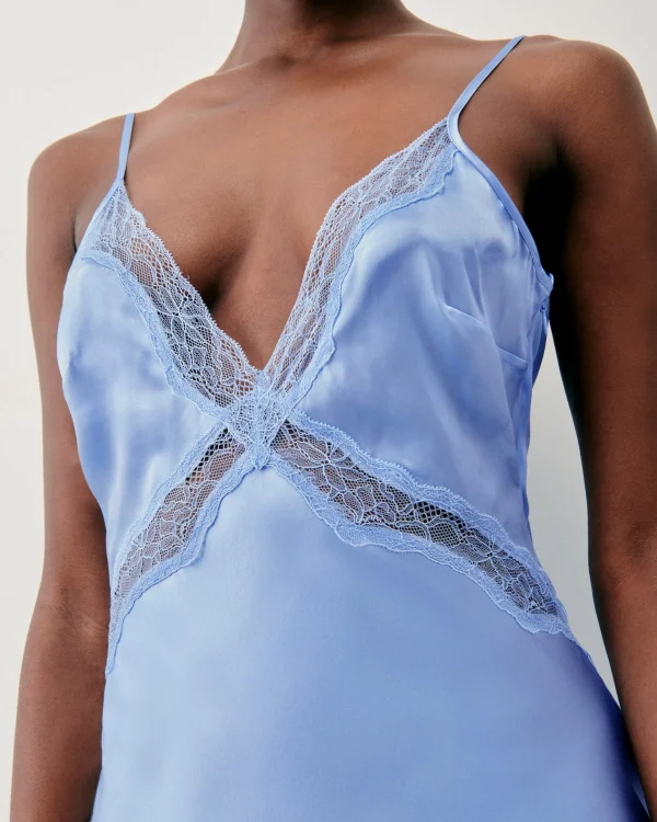 Robe Longue Bretelle Lila^FROM FUTURE Fashion