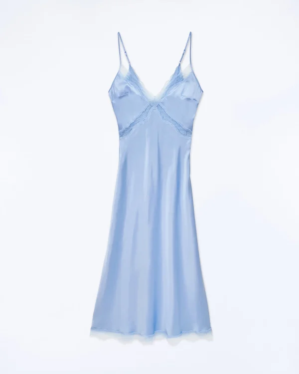 Robe Longue Bretelle Lila^FROM FUTURE Fashion