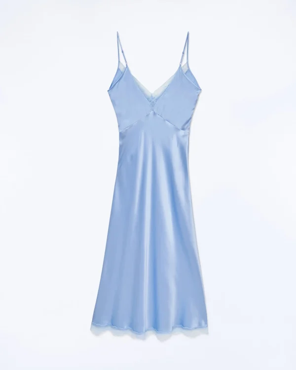 Robe Longue Bretelle Lila^FROM FUTURE Fashion