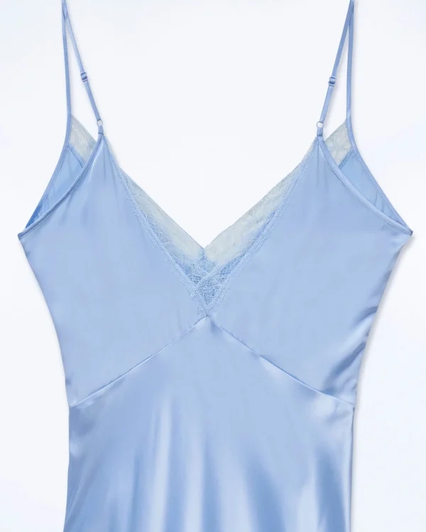 Robe Longue Bretelle Lila^FROM FUTURE Fashion