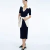 Robe Longue Manche Courte^FROM FUTURE Hot