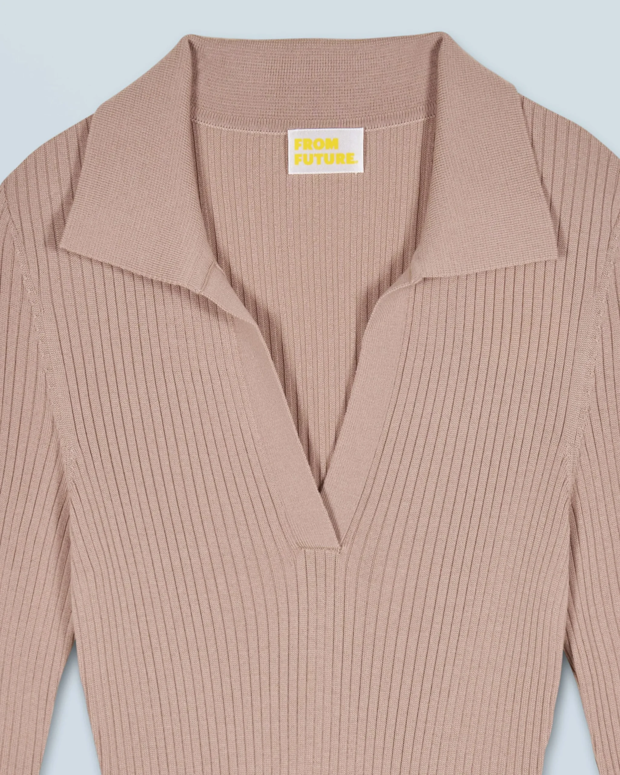 robe_longue_manche_longue_col_polo_1-2.webp Robe Longue Manche Longue Col Polo^FROM FUTURE Fashion